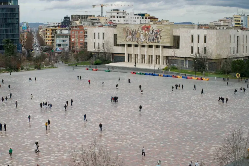 Skanderbeg square tirana albania