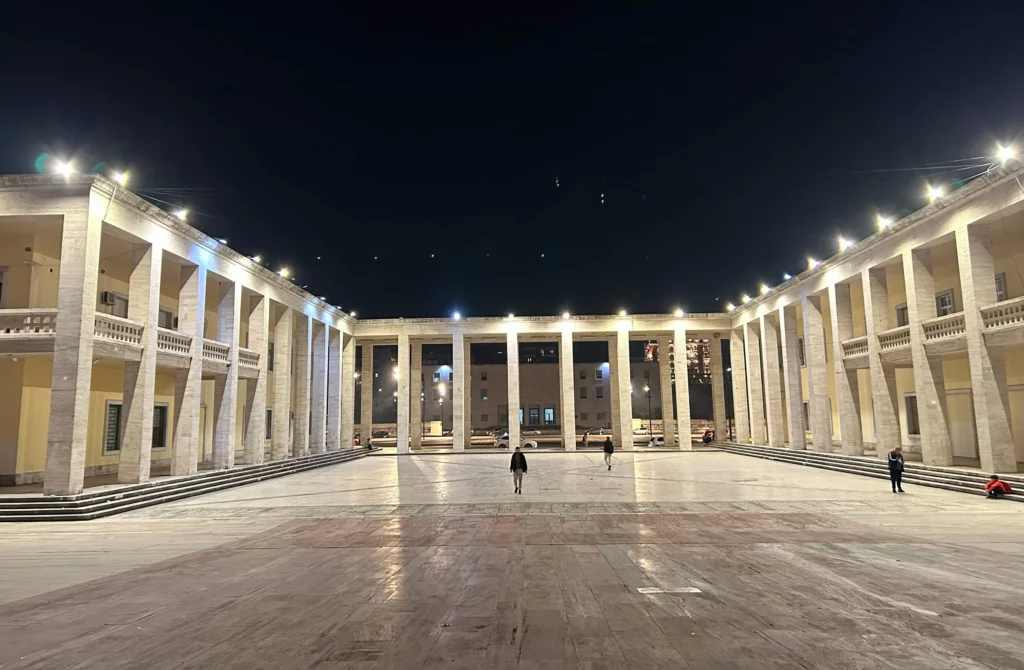 National Archaeological Museum tirana albania stone pillars columns