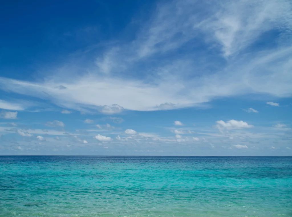 blue ocean sky thailand island