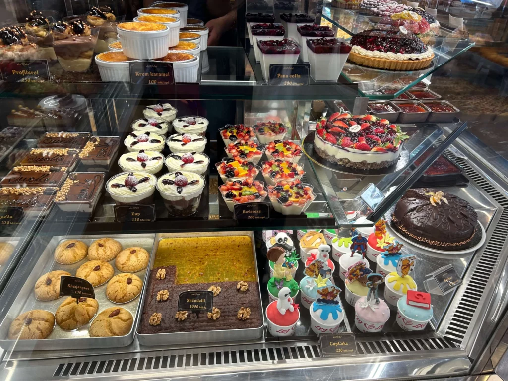 dessert sweets pastries albania