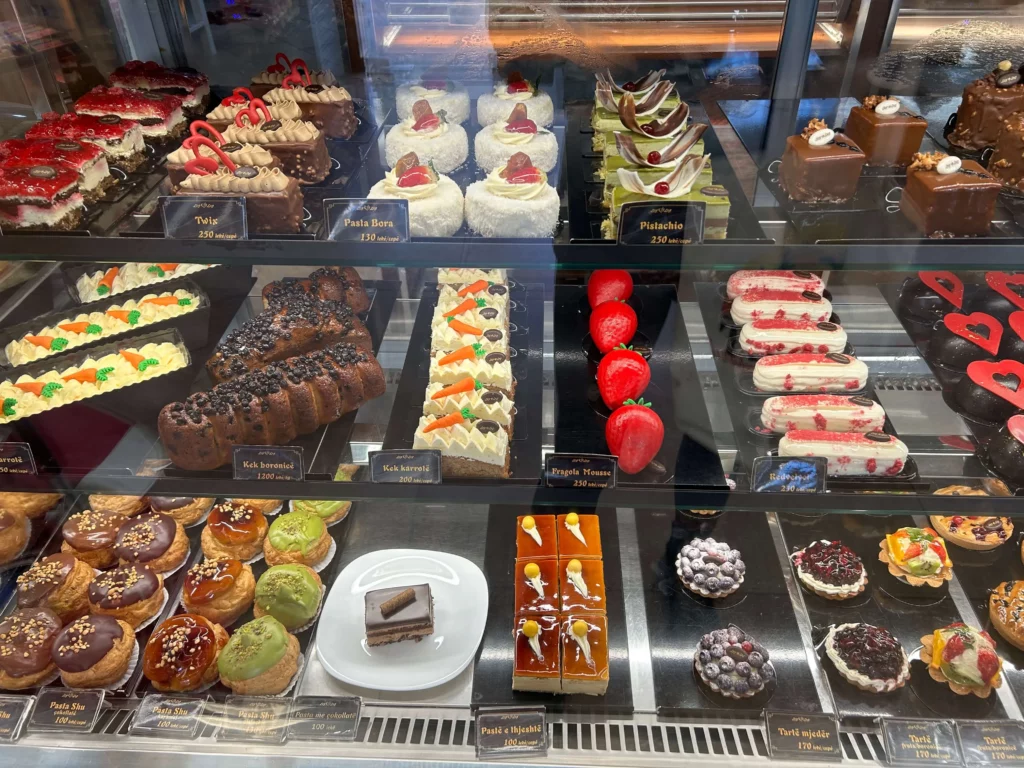 dessert sweets pastries albania