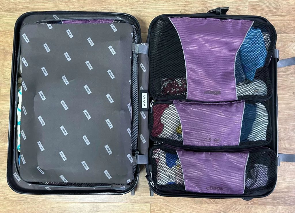 suitcase long-term travel packing list