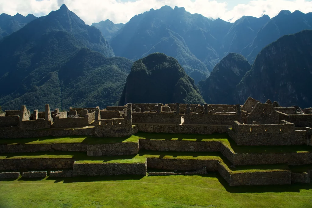 machu picchu terrace mountains peru
