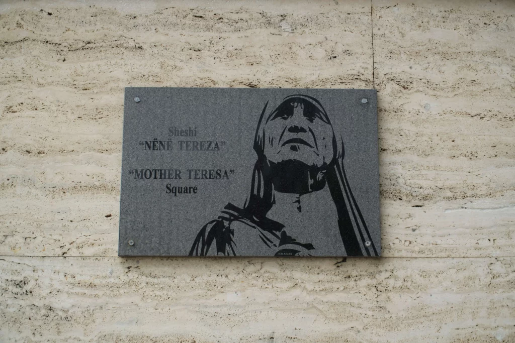mother theresa square tirana albania