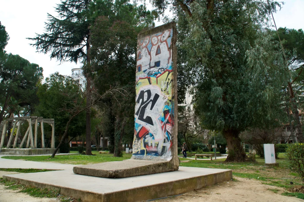 postbllok memorial tirana albania berlin wall