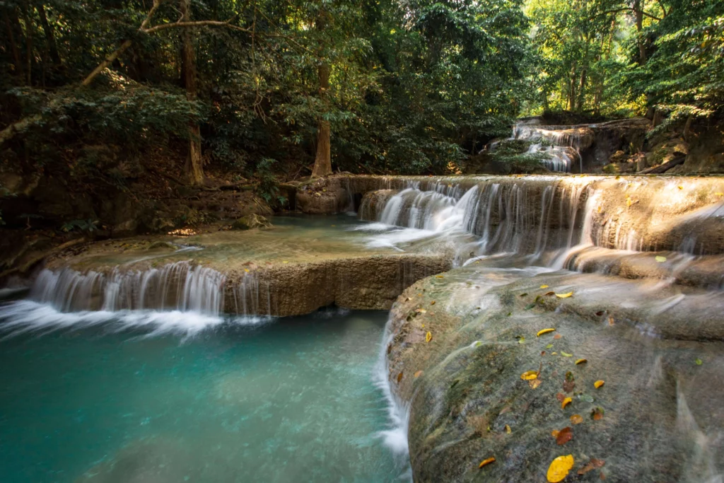 thailand waterfall jungle