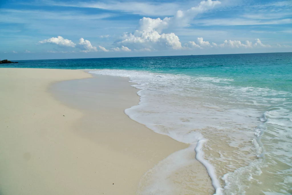 thailand island white sand beach  clear water