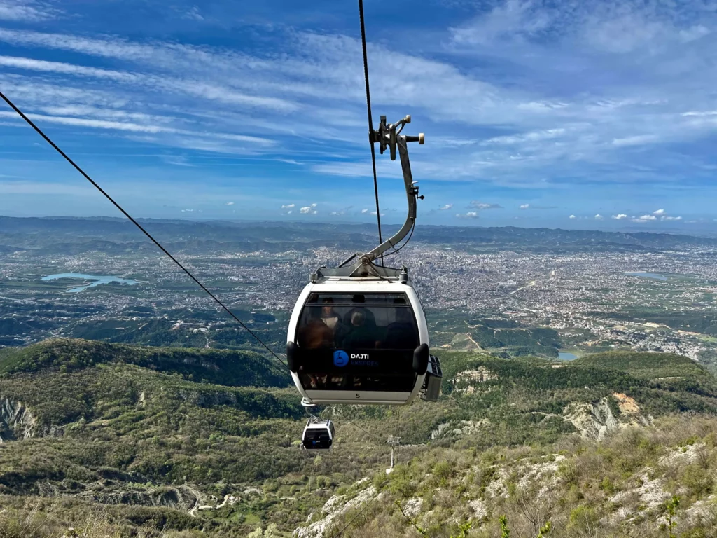 albania tirana Dajti Ekspres cable car