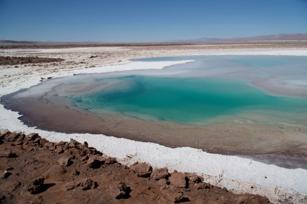 atacama desert chile salt laguna