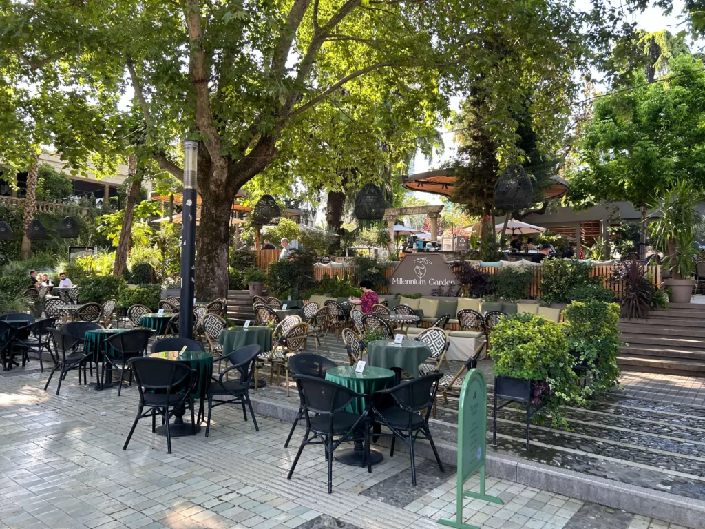 millennium garden cafe tirana albania coffee