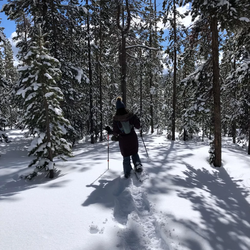 cold weather hiking snow backpacking camping trail