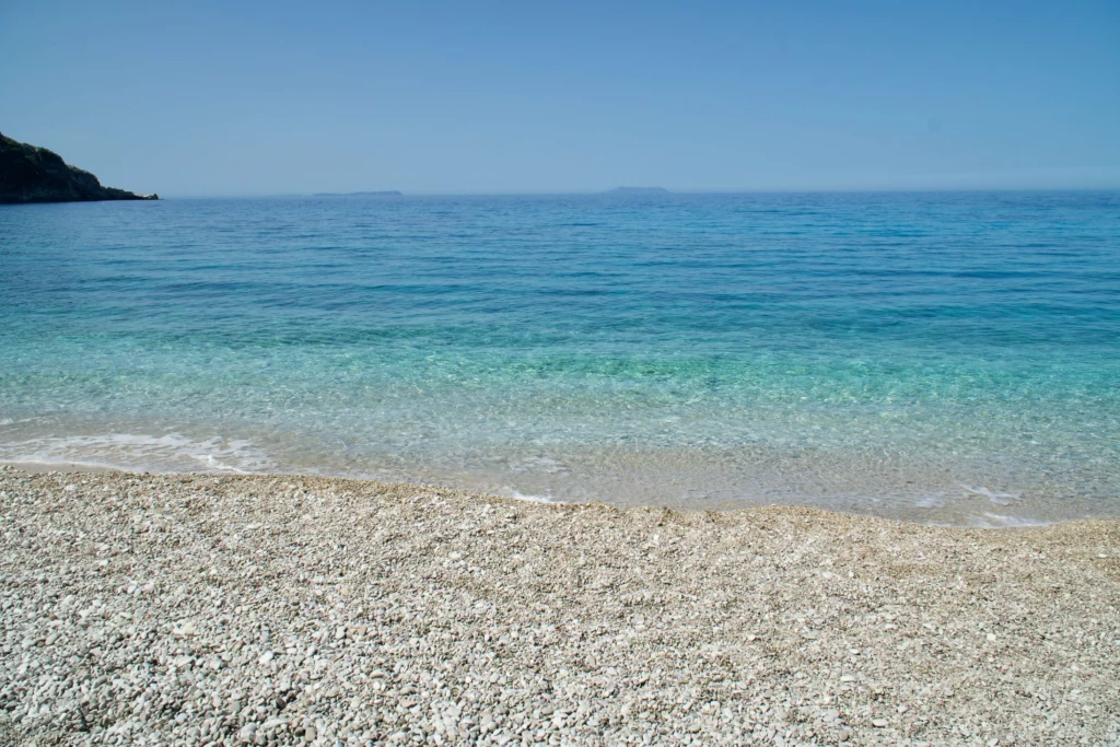 albania pebble beach clear water