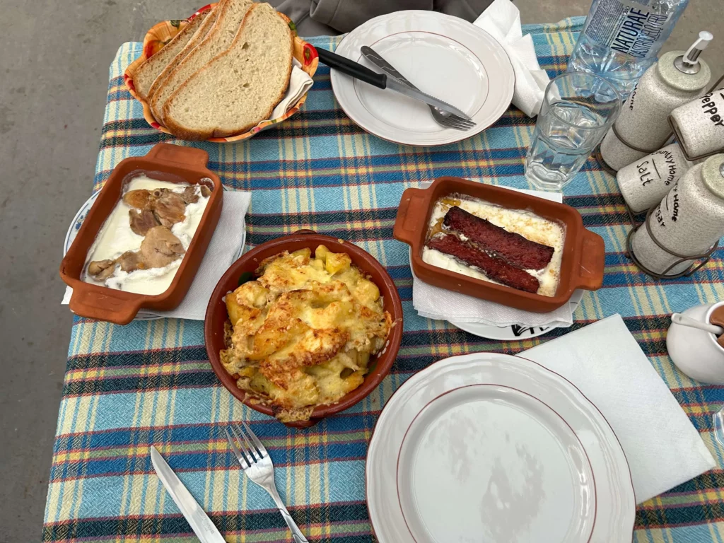 albania food meal meat