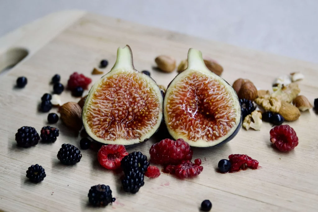 fig berries nuts seasonal produce albania