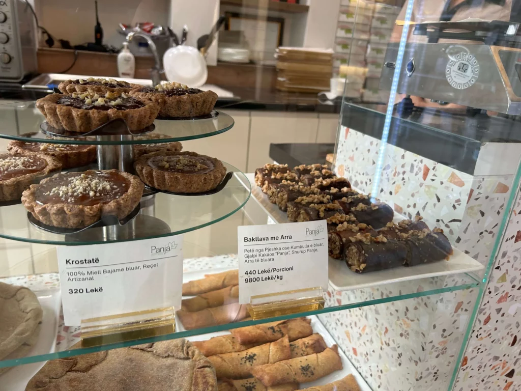 panja bakery tirana albania vegan