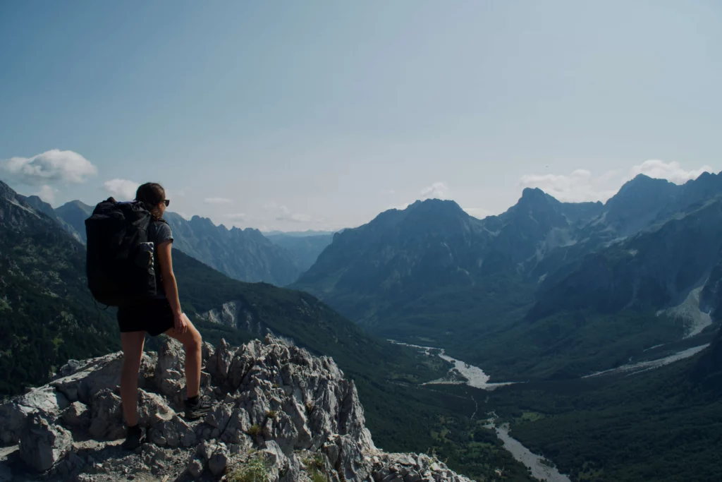 theth valbona hike albania epic view solo female traveler